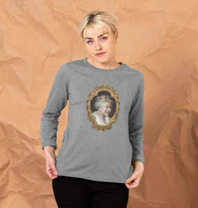 Queen Elizabeth Long Sleeved women's T-shirt