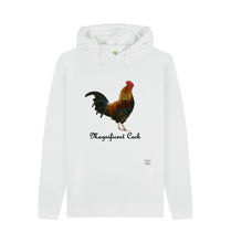 White Magnificent Cock Hoodie