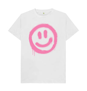 White Happy Face T-shirt