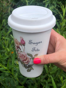 Sugar Tits Travel Mug