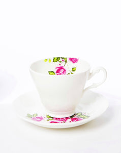 Commissioned personalised Tea Cup & Saucer in fine bone china