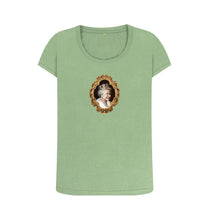 Sage Scoop Neck Women's Queen Elizabeth II T-shirt