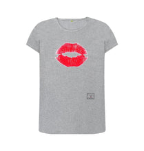 Athletic Grey Womenswear Outlandish Creations' Lips T-shirt