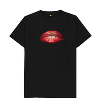 Black Glitter lips t-shirt