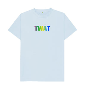 Sky Blue Twat Rainbow T-shirt