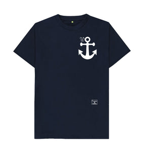 Navy Blue A Little Bit of a Wanchor T-shirt