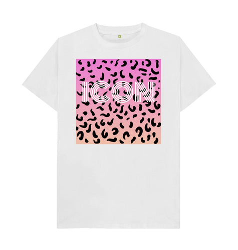 White Icon Leopard print T-shirt
