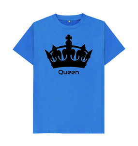 Bright Blue Menswear Queen T-shirt