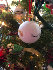 Tinsel Tits Christmas Bauble