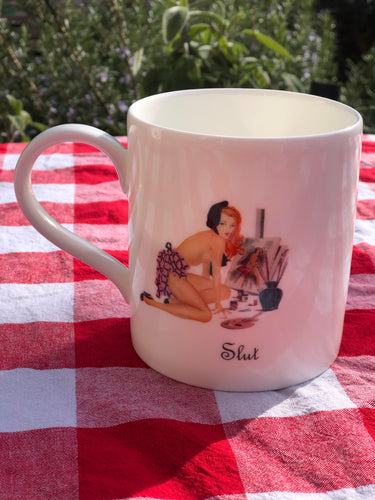 Pin Up Girl Mug - Slut