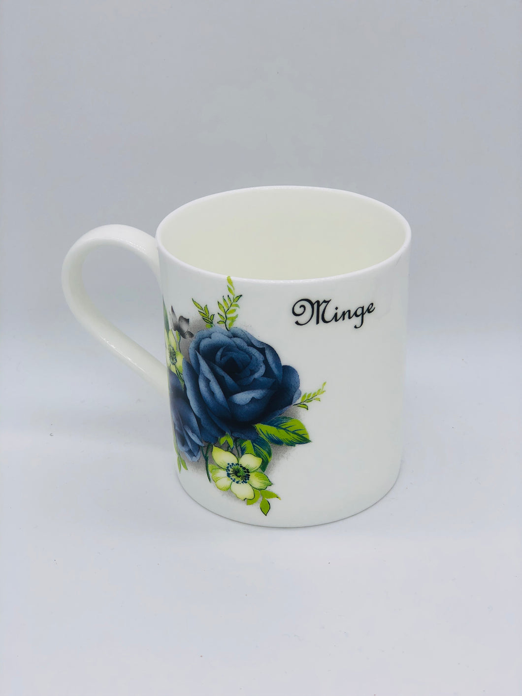 Blue ’Minge’ Mug