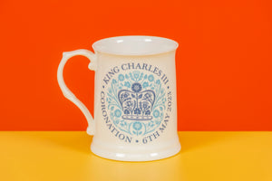 King Charles III Coronation tankard in blue (limited edition)