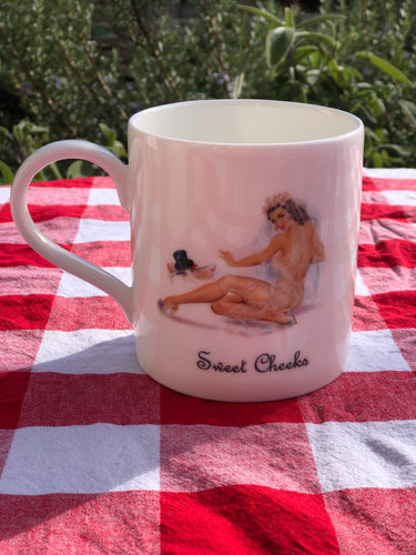 Pin Up Girl Mug - Sweet Cheeks