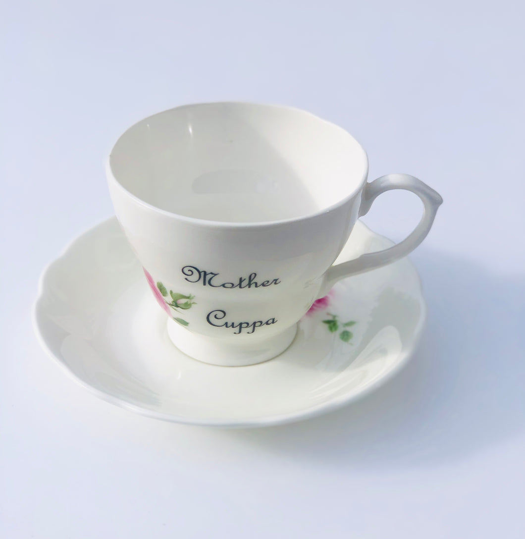 Mother Cuppa Tea Cup & Saucer