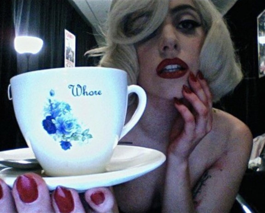 Whore Tea Cup & Saucer