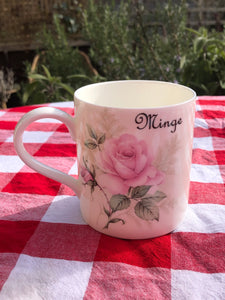 Pink ’Minge’ Mug