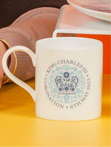 King Charles III Coronation mug in hollow blue (limited edition)
