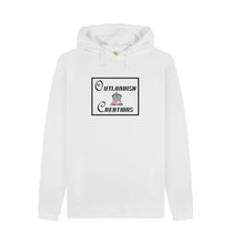 White Outlandish Creations branded hoodie