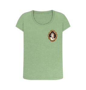 Sage Queen Elizabeth II on left hand side T-shirt
