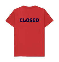 Red Open Closed T-shirt