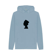 Stone Blue Men's Queen silhouette Hoodie