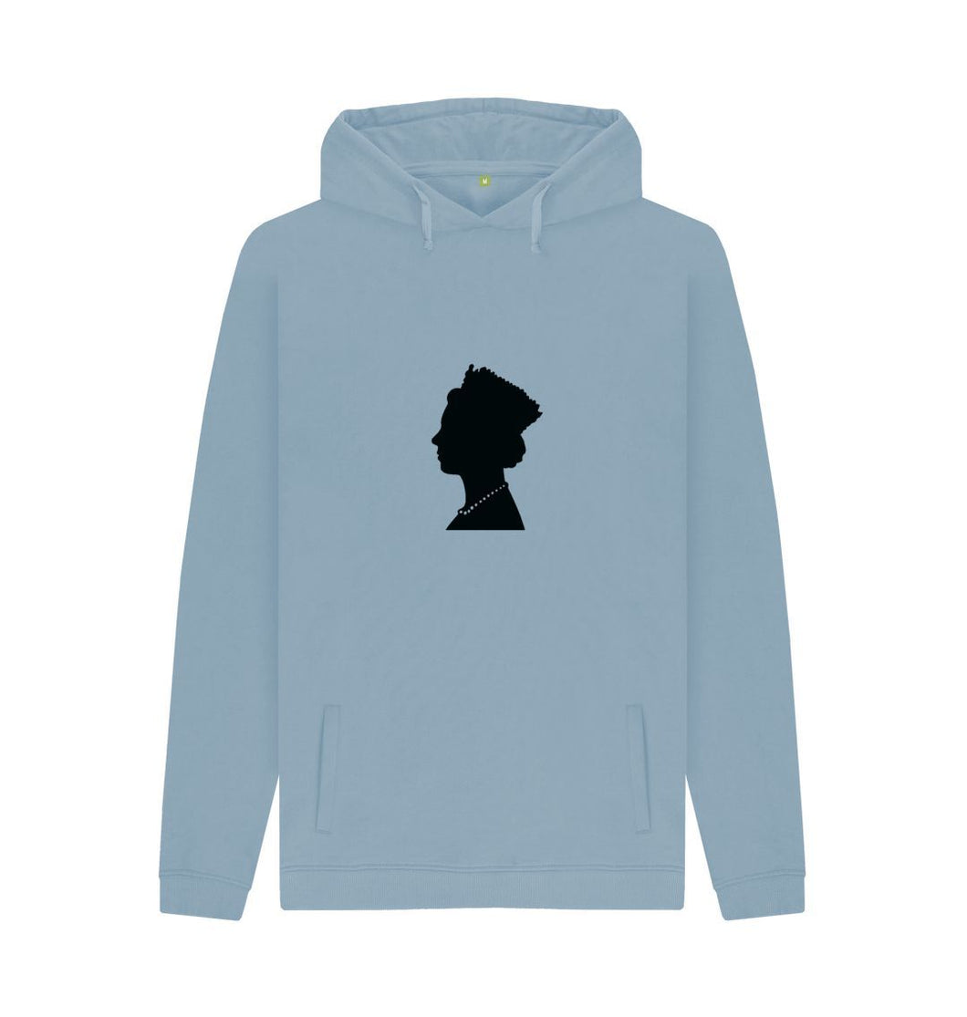 Stone Blue Men's Queen silhouette Hoodie