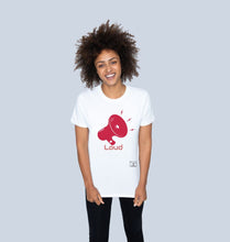Womens Red Loud T-shirt