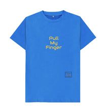 Bright Blue Unisex Pull my Finger T-shirt