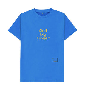 Bright Blue Unisex Pull my Finger T-shirt