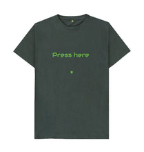 Dark Grey Unisex Press here T-shirt