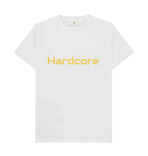 White Unisex Hardcore T-shirt