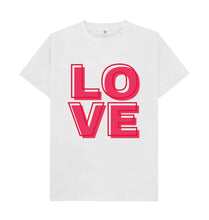 White Big Red Love T-shirt (for me