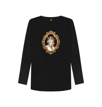 Black Queen Elizabeth Long Sleeved women's T-shirt