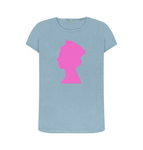 Stone Blue Women's Queen Crew Neck T-shirt