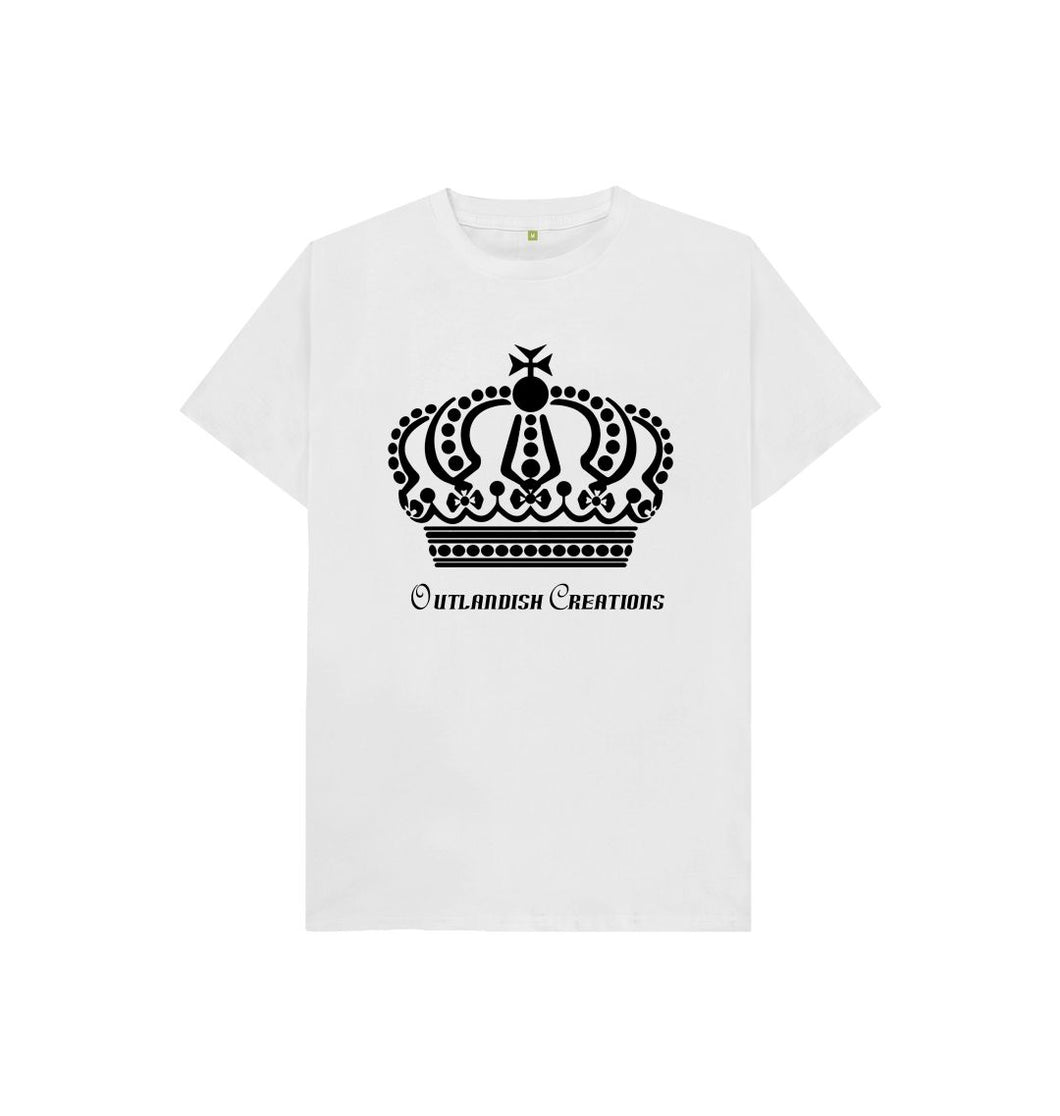 White Kids Pearly Crown T-shirt