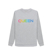 Light Heather Queen Platinum Jubilee Long sleeve Sweatshirt