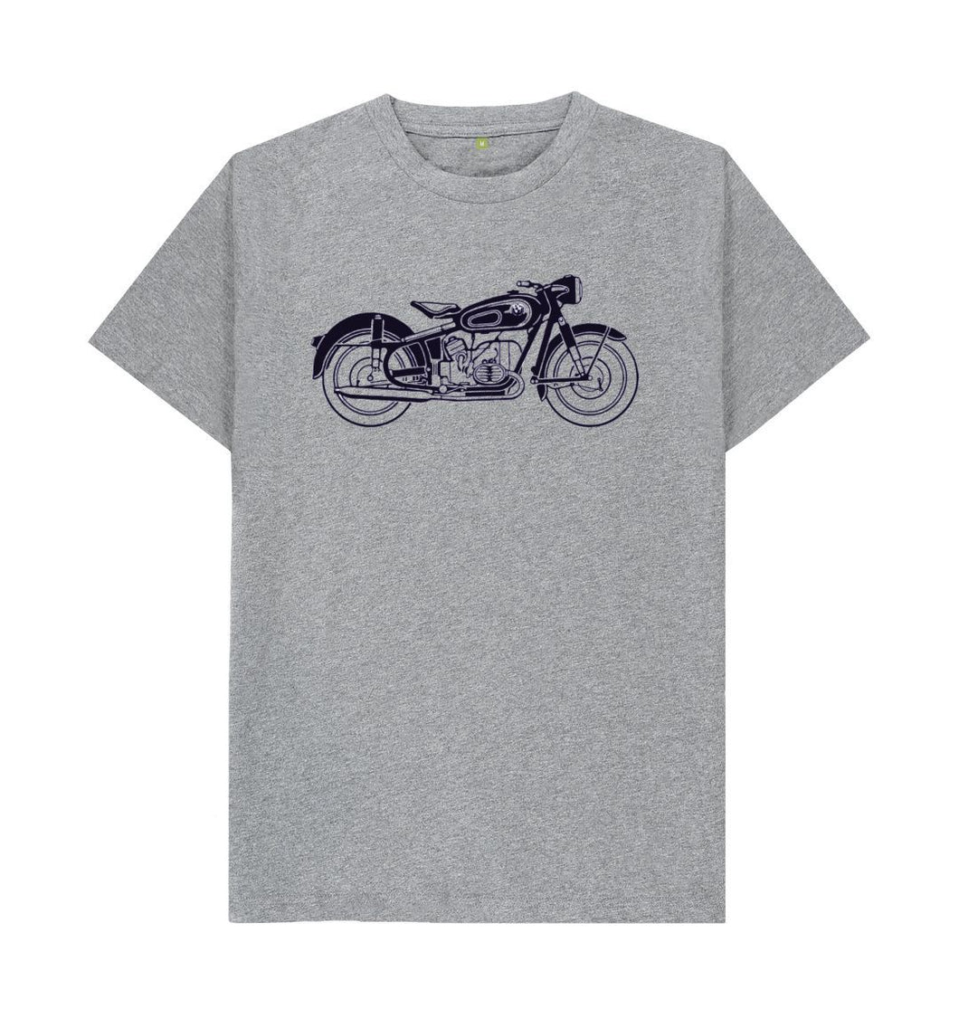 Athletic Grey Biker T-shirt