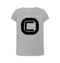 Athletic Grey Womenswear Outlandish Creations Logo T-shirt