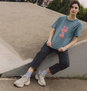It's good to talk woman's v-neck t-shirt