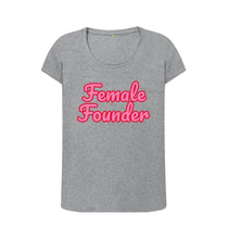 Athletic Grey Female Founder T-shirt