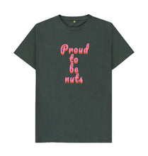 Dark Grey Proud to be nuts (unisex) T-shirt