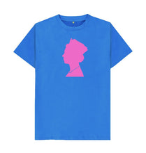 Bright Blue Unisex Pink Queen T-shirt