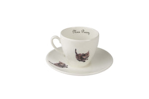 Nice Pussy Tea Cup & Saucer