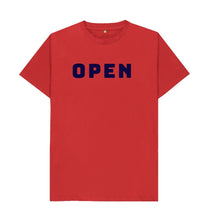 Red Open Closed T-shirt