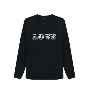 Black Dark Love Sweatshirt