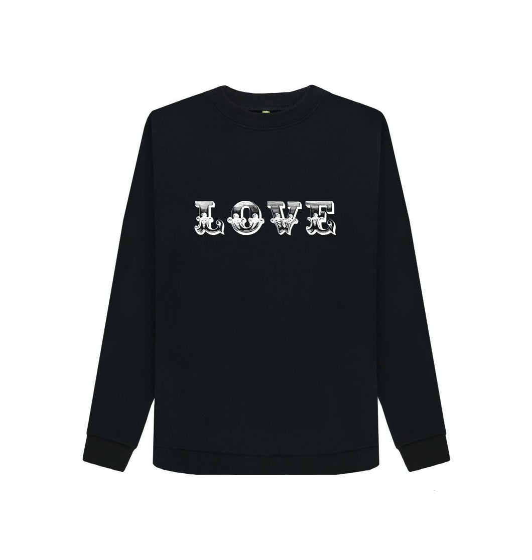 Black Dark Love Sweatshirt