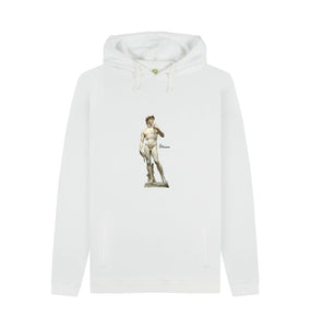White Unisex Stoner David Hoodie