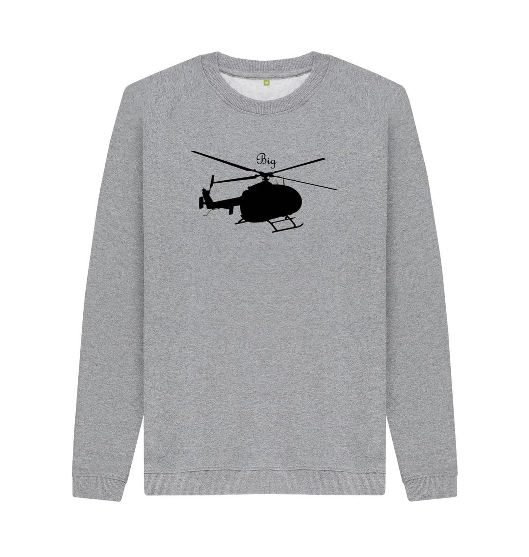 Light Heather Big Chopper Sweatshirt (larger size)