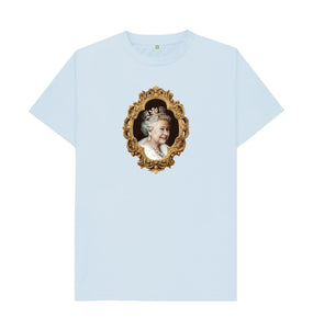 Sky Blue Mansize Queen Elizabeth II T-shirt