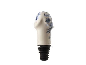 Blue Delft Cock Bottle Stopper